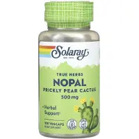 Solaray , True Herbs, Nopal, Prickly Pear Cactus, 500 mg, 100 VegCaps