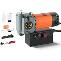 Vevor magneettiporakone, 1300 W matalaprofiilinen magneetiporakone, kevyt kannettava magneetiporakone jäähdytyslaitteella ja ylikuormitussuojalla, magneetiporakone laiteasennuksiin, teollisuuskäyttöön
