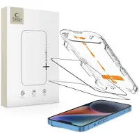Tech-Protect Quick Set+ 2-pack Tempered Glass for iPhone 13 / 13 PRO / 14 / 16e / 17e