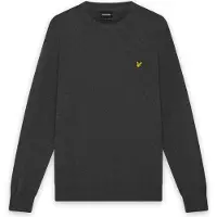 Lyle & Scott Cotton Merino Crew Neck Jumper - Grey - S