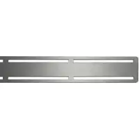 Unidrain -ritilä 3 mm:n vahvuisesta AISI 304 ruostumattomasta teräksestä ClassicLine-kehykseen - malli Anniversario, pituus 900 mm