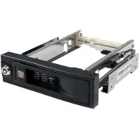 StarTech.com 3.5" Trayless Hot Swap SATA Mobile Rack 5.25" -laitepaikkaan, musta/hopea