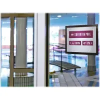 Durable Duraframe -itseliimautuva A4-infokehys, 2 kpl, musta kehys