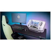 Thermaltake The Tower 300, Micro Tower, PC, Valkoinen, mikro ATX, Mini-ITX, SPCC, Karkaistu lasi, 21 cm (CA-1Y4-00S6WN-00)