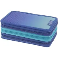 Herlitz TriCase Dip Dye, 31 kpl, Sininen, Turkoosi, Polyesteri, Yksivärinen, 190 mm, 115 mm (50046348)