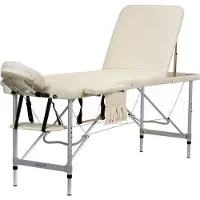 Bodyfit Hieronta alumiininen sänky 3 osainen beige