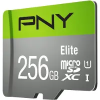 PNY Elite MicroSDXC -muistikortti, 256 GB