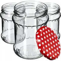 Hobby Hall Kannellinen lasipurkki, 500 ml, 48 kpl