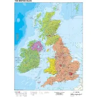 Hobby Hall The British Isles political: Papierposter, The British Isles political: Papierposter