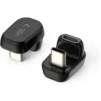 Tech-Protect UltraBoost AA04 USB-C kulmasovitin USB4 100W - Musta