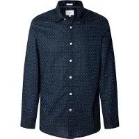 Pepe Jeans for man. PM3090837 Craig navy shirt (XXL), Casual, Cotton, Long sleeve