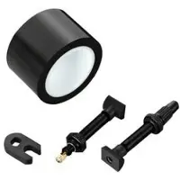 Zipp Tubeless Kit 26 Mm Tape/2 Universal Valves 100 Mm/1 Valve Core Wrench Korjaussarja