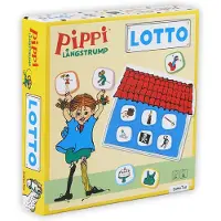 Peppi Pitkätossu Pippi Lotto Game - Yellow - ONE SIZE