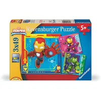 Ravensburger Iron Man & His Awesome Friends Palapelit 3x49 Palaa