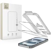Tech-Protect iPhone 16 Pro/17/17 Pro/18 Pro Glass Fit+ Panssarilasi - 2 kpl. - Kirkas