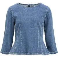Object Objrosie 2/4 Re Sculpture Top Aw Fair 25 - Blue - 36