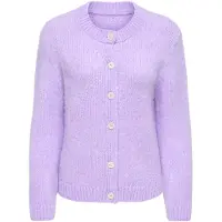 JDY Jdydinea L/S Button Cardigan Knt Noos - Purple - S