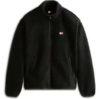 Tommy Hilfiger Tjm Rlx Badge Zip-Thru Teddy Ext - Black - M