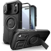 Tech-Protect iPhone 17 Pro Kevlar MagSafe kotelo - musta