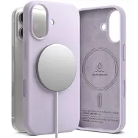 Ringke iPhone 17 Liquid Silicone MagSafe Kotelo - Vaalea Violetti