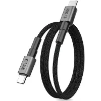 TechProtection UltraBoost DNA MagTwist USB-C-kaapeli 100W 1m - Iron Grey