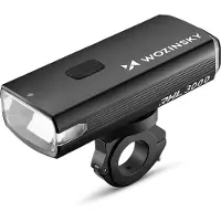 Wozinsky Front Bike Light + USB-C Cable (3000 lm) - Black