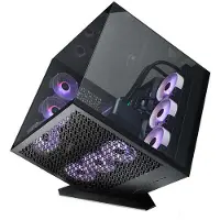 Azza Cube Plus, Kuutio, PC, Musta, ATX, ITX, mikro ATX, Koti /Toimisto, Sininen, Vihreä, Punainen (CSAZ-1002)