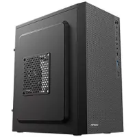 Antec ST10M, Mini Tower, PC, Musta, ITX, mikro ATX, Muovi, Terästä, 15 cm (0-761345-10235-3)