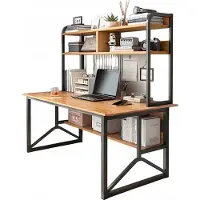 Hobby Hall Työpöytä kannettavalle tietokoneelle, loft, tumma pyökki, 120 cm