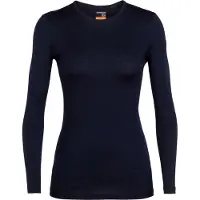 Icebreaker Women Merino 200 Oasis Ls Crewe - Navy - S