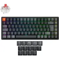 Keychron K2 Version 3, langaton mekaaninen näppäimistö, 75%, Super Switch Red, monivärinen