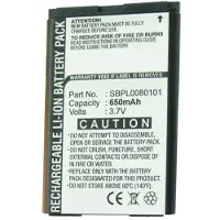 123accu LG L3100 G932 F9100 F1200 G210 G5600 G932 F9200 akku 650 mAh