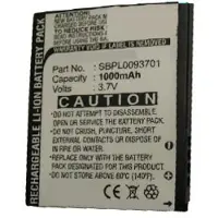 123accu LG KC910 akku 1000 mAh