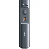 Baseus Orange Dot Multifunctionale remote control for presentation, with a laser pointer - gray