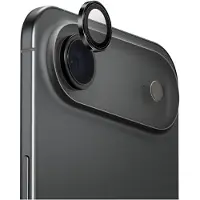 Uniq Optix Aluminum Camera Lens Protector Glass for iPhone 17 Air with Applicator - Black
