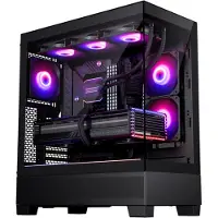 Phanteks XT View Mid Tower -ATX-kotelo ikkunalla, musta