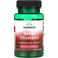 Swanson Health Beetasitosteroli, maksimivahvuus - 60 kapselia