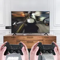 Videopeli Videopelikonsoli 2.4G Double Wireless Controller Game Stick 4K 20000 Games 64 32GB Retropelit lasten joululahjoihin, 32g