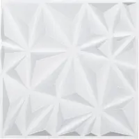 Vevor 3D-seinäpaneelit, 33 kpl 11,81 x 11,81 tuumaa PVC:stä, modernia taidetta, minimalistisia timanttilaattoja, 32 neliöjalan peitto, koristeellinen seinäpaneeli, sisustuskattoon, makuuhuoneeseen, ol