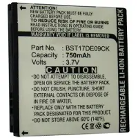 123accu SamsungGT-S5200 S5200 akku 750 mAh