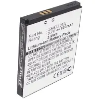 123accu Doro PhoneEasy 410 / 610 SHELL01A Akku 800 mAh