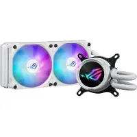 Asus ROG STRIX LC III 240 ARGB - White Edition - prosessorin nestejäähdytysjärjestelmä - jäähdyttimen koko: 240 mm - (jalustoille: AM4, LGA1200, LG...
