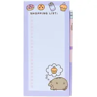 Pusheen - Muistilehtiö jääkaappimagneetilla + kynä Moments-kokoelmasta