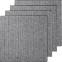 Vevor -mattolaatat, irrotettavat ja tarttuvat, 24” x 24” neliöt, itseliimautuva mattolaatta, pehmeät pehmustetut mattolaatat, helppo asentaa tee-se-itse makuuhuoneeseen, olohuoneeseen, sisä- ja ulkotil