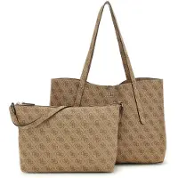 GUESS Brenton Tote - Brown - ONE SIZE