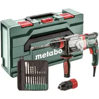 Metabo Monitoimivasara UHEV 2860-2 Quick Set SDS-plus sis. pora-/taltasetti (10 osaa)