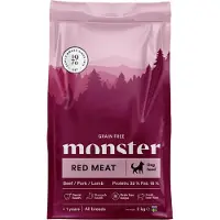 Monster ruoka Monster Dog Grain Free Adult Red Meat