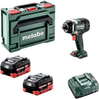 Metabo Iskumutterinväännin SSW 18 LTX 800 BL; 18 V; 800 Nm; 2x5,5 Ah akku