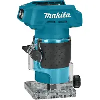 Makita Akkukäyttöinen yläjyrsin DRT52Z; 18 V (ilman akkua ja laturia)