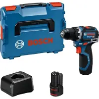 Bosch Pora/ruuvinväännin GSR 12V-32 Professional; 12 V; 2x2,0 Ah akku + L-Boxx 102